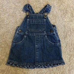 0-3 month overall Jean skirt